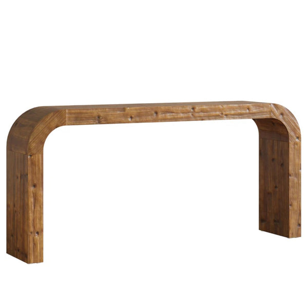 English Elm Coffee Console Table Industrial Metal Frame Vintage Wood Grain 2 Tier Entryway Sofa T3971P447513