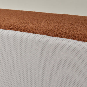 English Elm Modular Sectional Couch - Cozy Sherpa L-Shape 5-Seater Sofa With Chaise For Modern Living Spaces W1765S00085