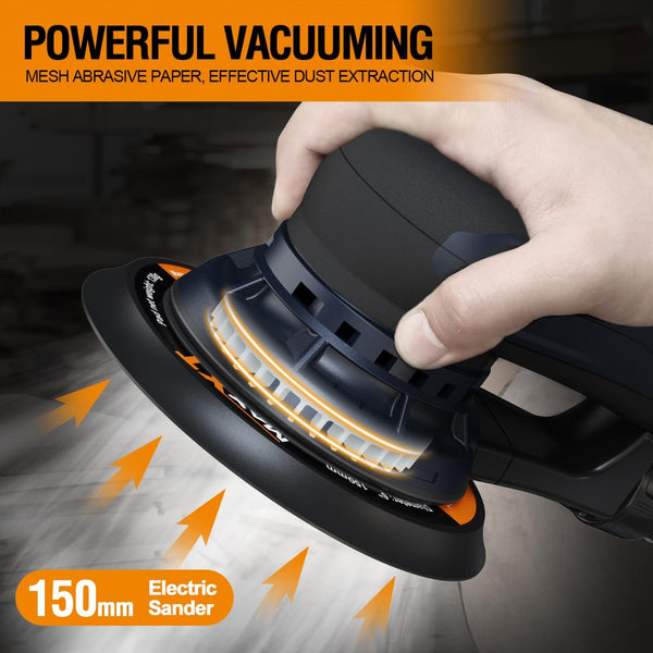 English Elm Electric Brushless Orbital Sander 350w Corded Six Speed Wood Refinishing Tool T3177P305057
