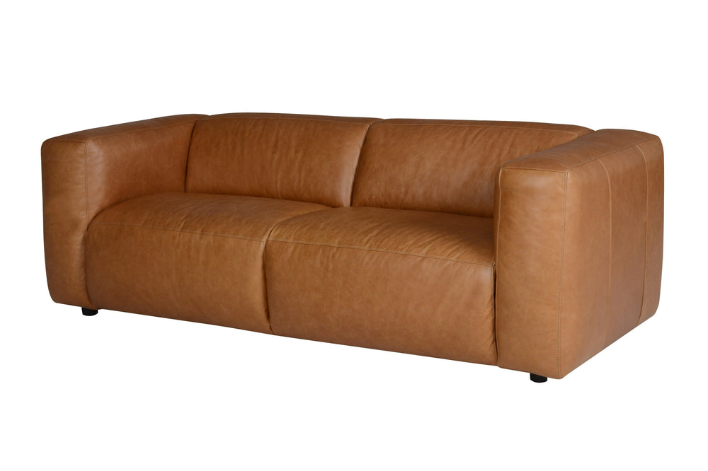 Vig Furniture Divani Casa Atka - Elegant Brown Leather Sofa For Modern Living Spaces, Crafted In China Brown  Vgmb-mb-2361-brn