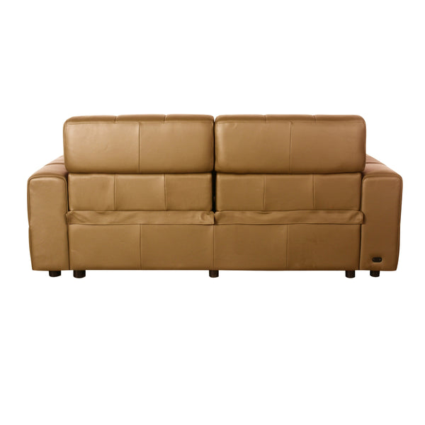 Vig Furniture Divani Casa Chevak - Stylish Brown Leather Sofa With Dual Recliners For Ultimate Comfort & Relaxation Brown  Vgmb-mb-r312-p2-brn