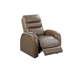 Vig Furniture Divani Casa Huslia - Luxurious Brown Leather Zero Gravity Recliner Chair For Ultimate Comfort Brown  Vgmb-mb-r357-p3-brn
