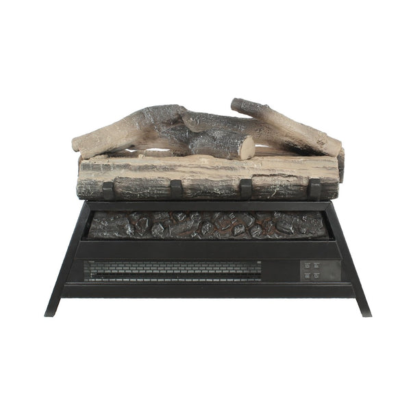 English Elm 23 Inch Infrared Electric Fireplace Insert with 3d Flame Log Set Indoor Heater W1769P203960