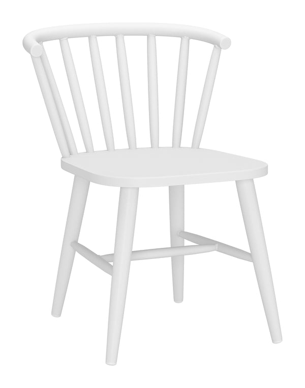 Zuo Modern Shio Dining Chair - Modern Powder Coated Aluminum Frame For Stylish Indoor & Outdoor Dining Spaces White Aluminum 704082-zuo-modern