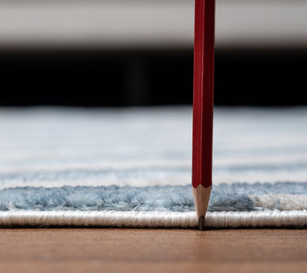 English Elm Elegance Gc_Cnc6006 Blue Area Rug - Stylish 2'7" X 7'3" Low Pile, Durable, Kid & Pet Friendly Decor B186P181046