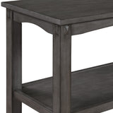 OSP Home Furnishings Lane Console Table Slate Grey