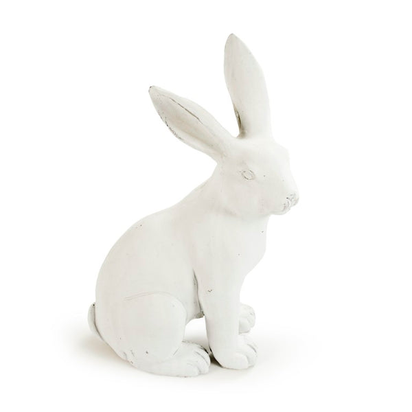 Zentique Rabbit Charming hand-finished polyresin accent sculpture with lifelike texture for mantel or shelf décor W11.5 x H19 x D7.5 8353L A584