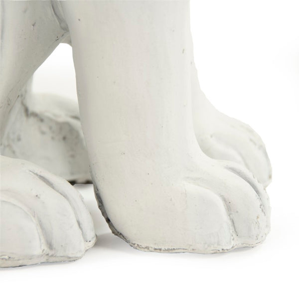 Zentique Rabbit Charming hand-finished polyresin accent sculpture with lifelike texture for mantel or shelf décor W11.5 x H19 x D7.5 8353L A584