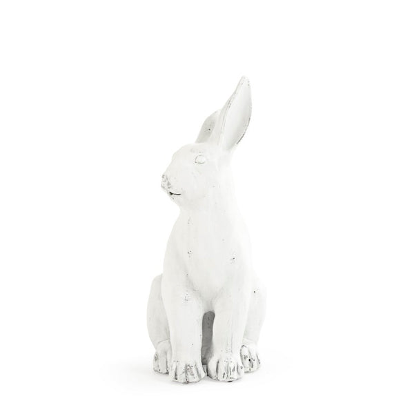 Zentique Rabbit Charming hand-finished polyresin accent sculpture with lifelike texture for mantel or shelf décor W8.5 x H14 x D6 8353S A584
