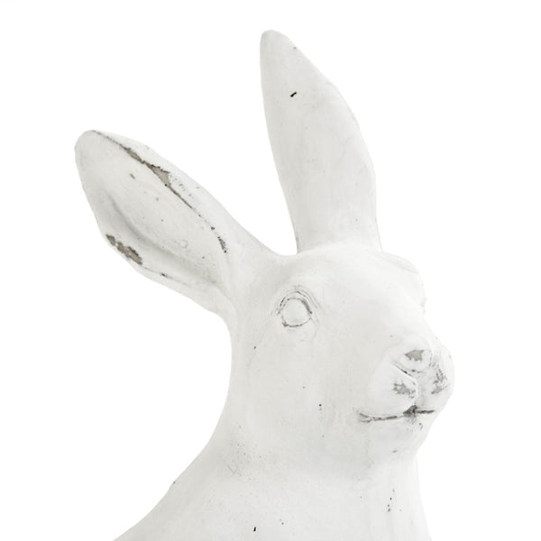 Zentique Rabbit Charming hand-finished polyresin accent sculpture with lifelike texture for mantel or shelf décor W8.5 x H14 x D6 8353S A584