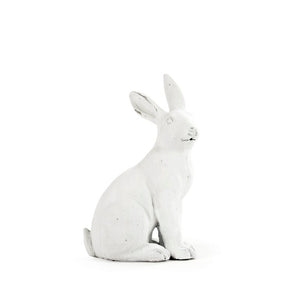 Zentique Rabbit Charming hand-finished polyresin accent sculpture with lifelike texture for mantel or shelf décor W8.5 x H14 x D6 8353S A584