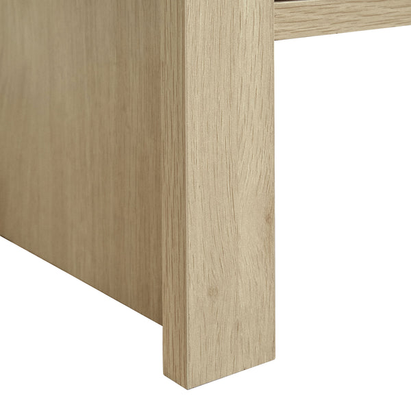 English Elm 70.28" Tall Arched Kitchen Pantry - Elegant Storage Cabinet With Adjustable Shelves & Rattan Door Design W688P204449
