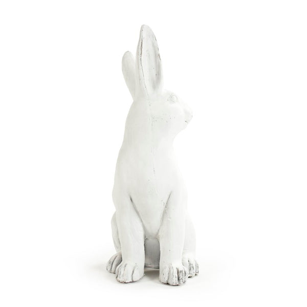 Zentique Rabbit Charming hand-finished polyresin accent sculpture with lifelike texture for mantel or shelf décor W10 x H19 x D9 8354L A584