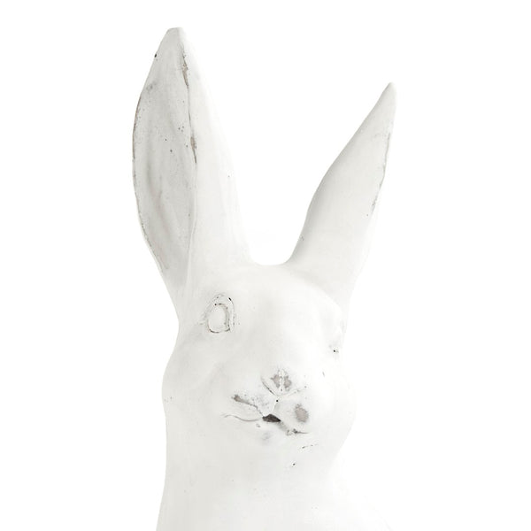 Zentique Rabbit Accent Decor - Chic Matte Off-white Polyresin Figurine For Whimsical Home Elegance Matte Off,White Polyresin 8354l A584