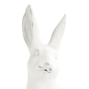 Zentique Rabbit Charming hand-finished polyresin accent sculpture with lifelike texture for mantel or shelf décor W10 x H19 x D9 8354L A584
