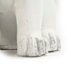 Zentique Rabbit Charming hand-finished polyresin accent sculpture with lifelike texture for mantel or shelf décor W10 x H19 x D9 8354L A584