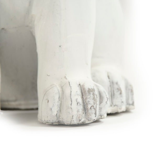Zentique Rabbit Charming hand-finished polyresin accent sculpture with lifelike texture for mantel or shelf décor W10 x H19 x D9 8354L A584