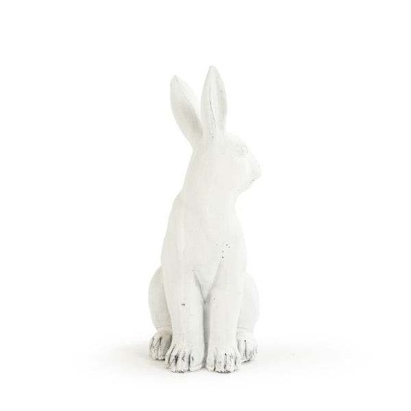 Zentique Rabbit Charming hand-finished polyresin accent sculpture with lifelike texture for mantel or shelf décor W8.5 x H14 x D5.5 8354S A584
