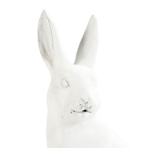 Zentique Rabbit Accent Piece In Matte Off-white - Charming Polyresin Decor For Modern & Rustic Homes Matte Off,White Polyresin 8354s A584