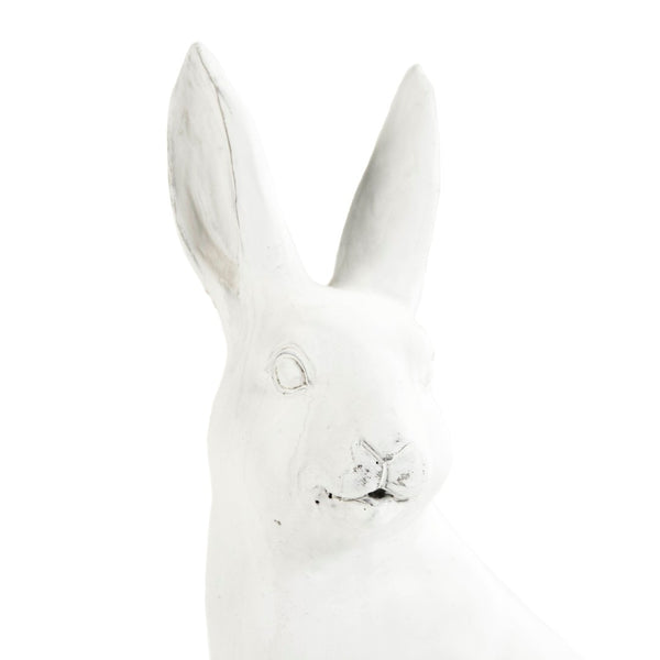 Zentique Rabbit Accent Piece In Matte Off-white - Charming Polyresin Decor For Modern & Rustic Homes Matte Off,White Polyresin 8354s A584