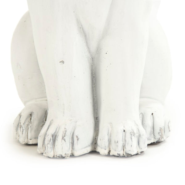 Zentique Rabbit Charming hand-finished polyresin accent sculpture with lifelike texture for mantel or shelf décor W8.5 x H14 x D5.5 8354S A584