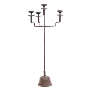 Lilys 31" High Rustic Iron Candle Holder - Candelabra Style 8359-BR