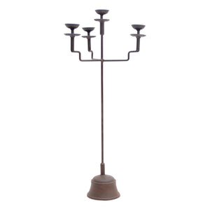 Lilys 31" High Rustic Iron Candle Holder - Candelabra Style 8359-BR