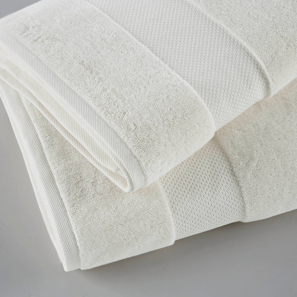 English Elm 2 Turkish Cotton Bath Sheets Set 35x70 Inches - Ultra Absorbent, Plush Spa-Luxe Towels for Home White 17.32 L x 12.6 W x 5.91 H B035P319792