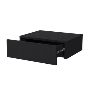 English Elm Vienna Wall-Mounted Floating Nightstand with Spacious Drawer, Modern Minimalist Design, Multiple Finishes B128P176115