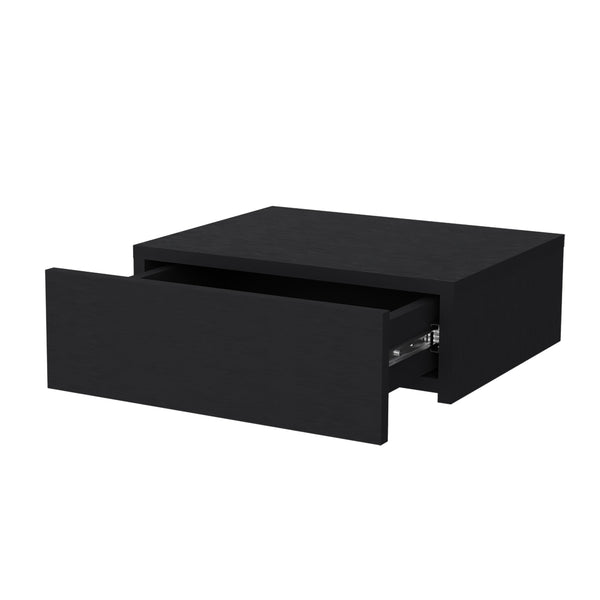 English Elm Vienna Wall-Mounted Floating Nightstand with Spacious Drawer, Modern Minimalist Design, Multiple Finishes B128P176115