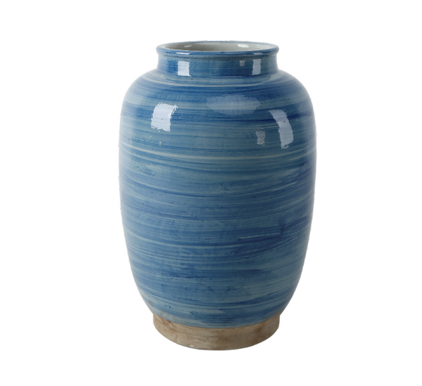 Lilys Sky Blue Vase Small 16"H 8365-S