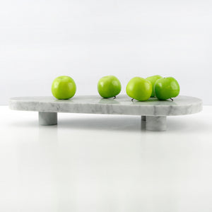 Lilys 24" Laguna Marble Tray With Three Stand 8369-L