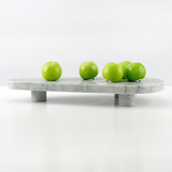 Lilys 24" Laguna Marble Tray With Three Stand 8369-L