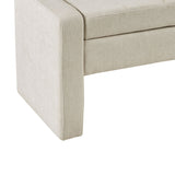 Madison Park Gillian Modern/Contemporary Soft Close Storage Bench FPF18-0524 Cream