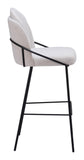 Jambi Barstool - Set of 2 Ivory 109969 Zuo Modern