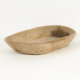 Lilys Approx 20" Long Oval Antique Wooden Tray Weathered Natural (Size And Finish Vary) 8377-M