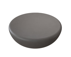 Sunpan Iolite Round Concrete Coffee Table - Contemporary Design for Indoor and Outdoor Spaces, Unique Appeal Grey