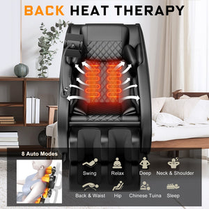 English Elm Massage Chair Recliner With Zero Gravity: Full Body Air Pressure For Ultimate Relaxation & Comfort W1875P370163