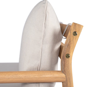 English Elm Christopher Knight Home® - Patio Acacia Wood Sectional Sofa With Chaise Lounge & Water-Resistant Cushions For Outdoor Comfort N772P262284B