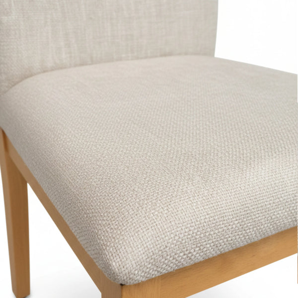 Griffin Rubberwood Dining Chairs Set of 2 Upholstered Farmhouse Transitional Style
