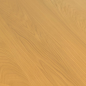 Griffin Farmhouse Dining Table Oak Veneer Solid Wood Base for Modern Room Entertaining