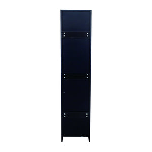 English Elm Stackable Wall Cabinet 70.87" High White – Slim 15.75" D x 15.75" W Modular Storage with Shelves W331P187587