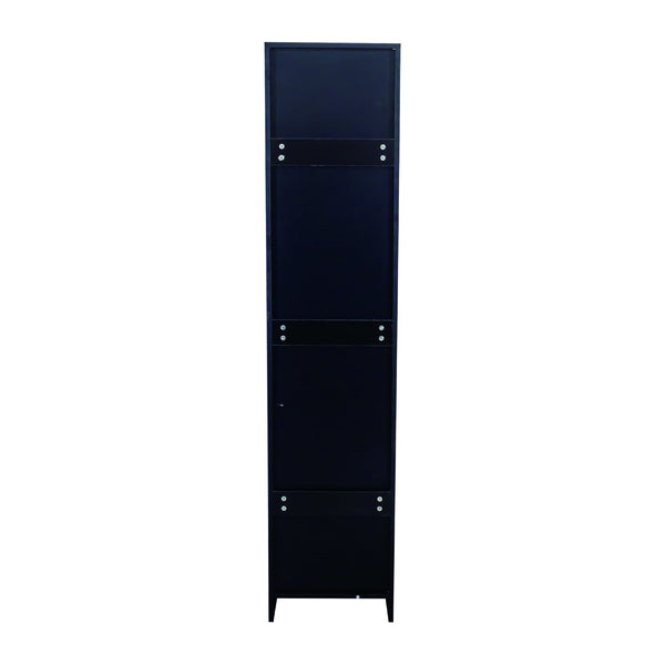 English Elm Stackable Wall Cabinet 70.87" High White – Slim 15.75" D x 15.75" W Modular Storage with Shelves W331P187587