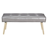 OSP Home Furnishings Amity Bench Sizzle Pewter