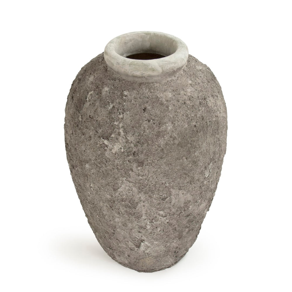 Distressed Grey Vase (8383L A717) Zentique