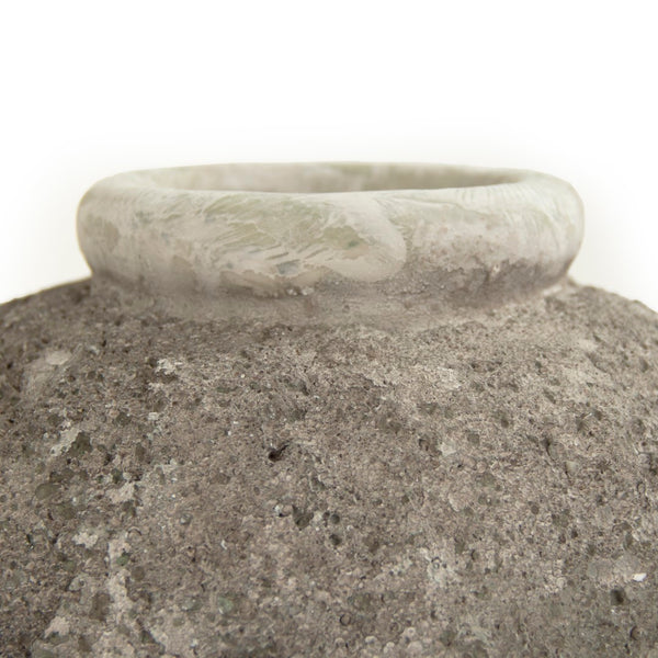 Distressed Grey Vase (8383L A717) Zentique