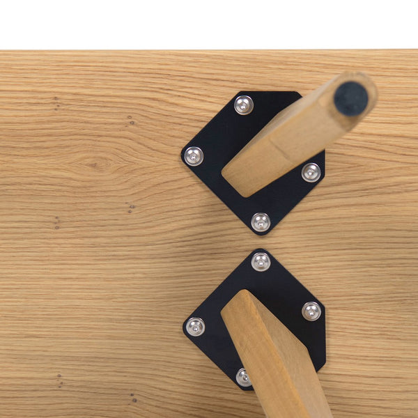 English Elm Jennifer Taylor Home - Capri Solid Red Oak Wood Bench 41.5" – Handcrafted Mid-Century Tapered Legs, Slim Space-Saving Seat Brown B2719P395573