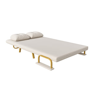 English Elm 46" Wide Corduroy Sleeper Sofa Bed Convertible Folding Chair for Two with Adjustable Backrest W2700P431033