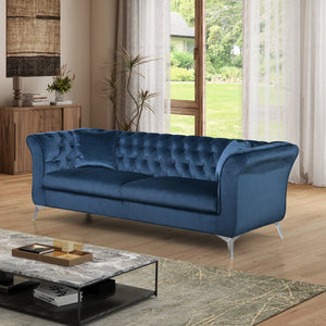 English Elm 102 Inch Linen Modular Sectional Sofa with Hidden Storage and Cloud Cushion Comfort W1099S00206