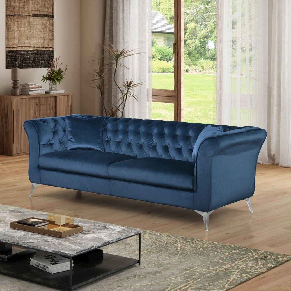 English Elm 102 Inch Linen Modular Sectional Sofa with Hidden Storage and Cloud Cushion Comfort W1099S00170